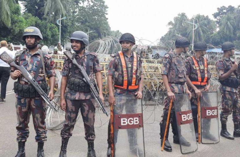 ঢাকা ও আশপাশে ১৪ প্লাটুন বিজিবি মোতায়েন