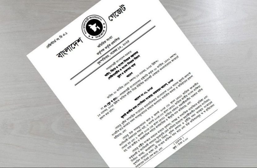 জুলাই জাতীয় সনদ বাস্তবায়ন আদেশ জারি