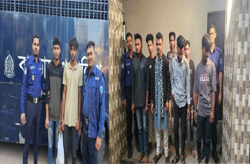 ফেনীতে নাশকতার চেষ্টায় নিষিদ্ধ সংগঠনের ৯ কর্মী আটক