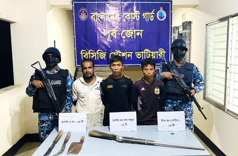 চট্টগ্রামে আগ্নেয়াস্ত্রসহ আটক ৩