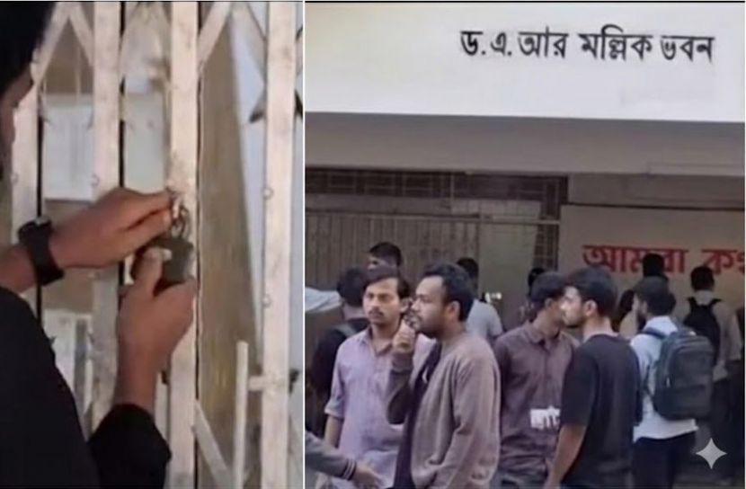 উপ-উপাচার্যের পদত্যাগ দাবিতে একজোট চবি’র ছাত্র সংগঠনগুলো