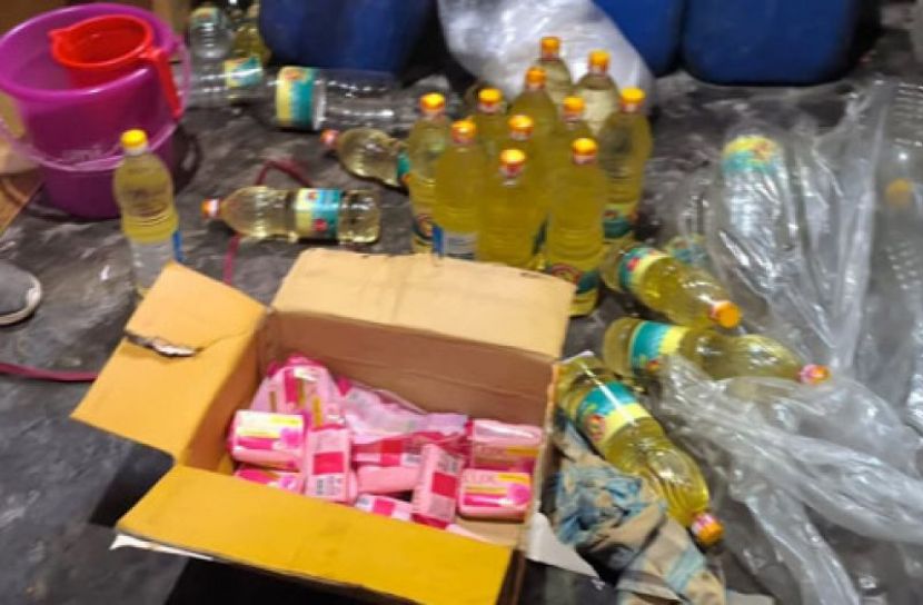 সাতকানিয়ায় নকল লাক্স সাবান-জুস ধ্বংস, দুই ব্যবসায়ীকে জরিমানা