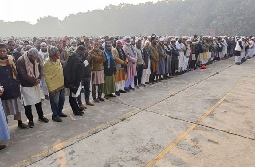 কুষ্টিয়া জেলা জামায়াতের আমির আবুল হাশেমের জানাজায় হাজারো মানুষের  অংশগ্রহণ