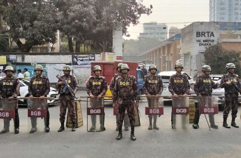 নির্বাচনি প্রচারণায় মিরপুরে বিজিবি মোতায়েন, কঠোর নজরদারি