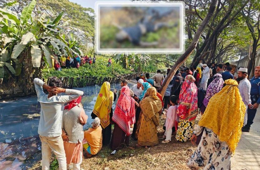 বন্দরে খাল থেকে অজ্ঞাত যুবকের মরদেহ উদ্ধার