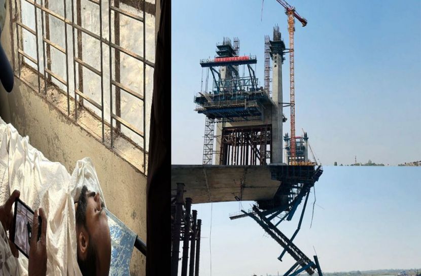 পটুয়াখালীর কলাপাড়ায় নির্মাণাধীন সেতুর ট্রাভেলার ফার্ম ভেঙে নিহত ১, আহত ১০