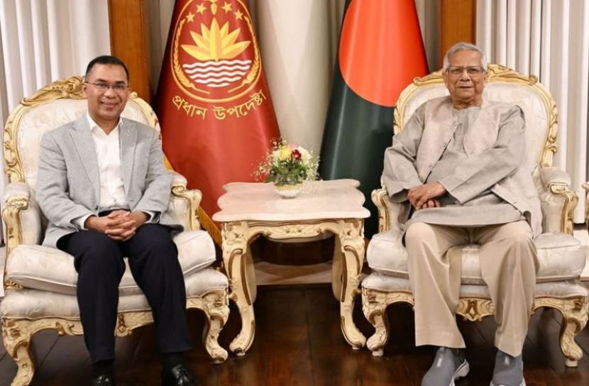  নিরঙ্কুশ জয়ে তারেক রহমানকে প্রধান উপদেষ্টার অভিনন্দন বার্তা