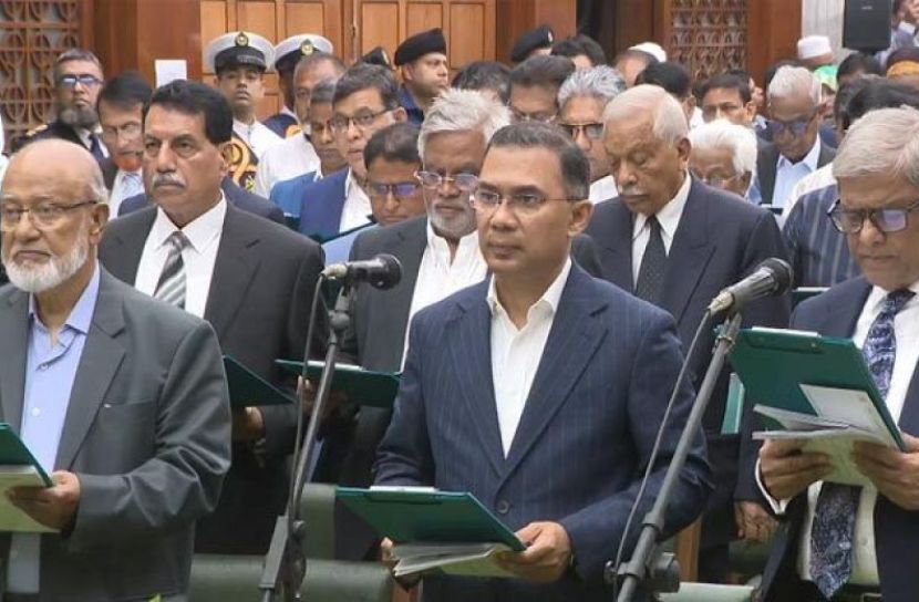 শপথ নিলেন তারেক রহমানসহ বিএনপির সংসদ সদস্যরা
