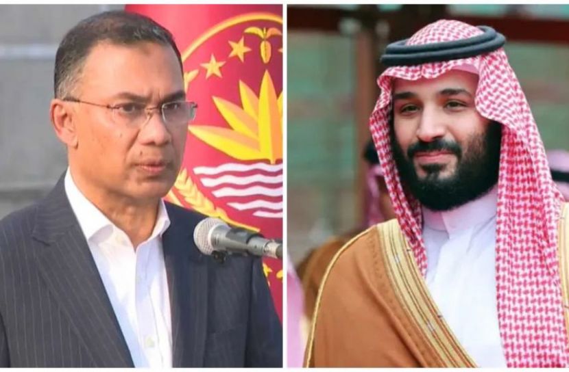 প্রধানমন্ত্রী তারেক রহমানকে অভিনন্দন জানালেন সৌদি যুবরাজ