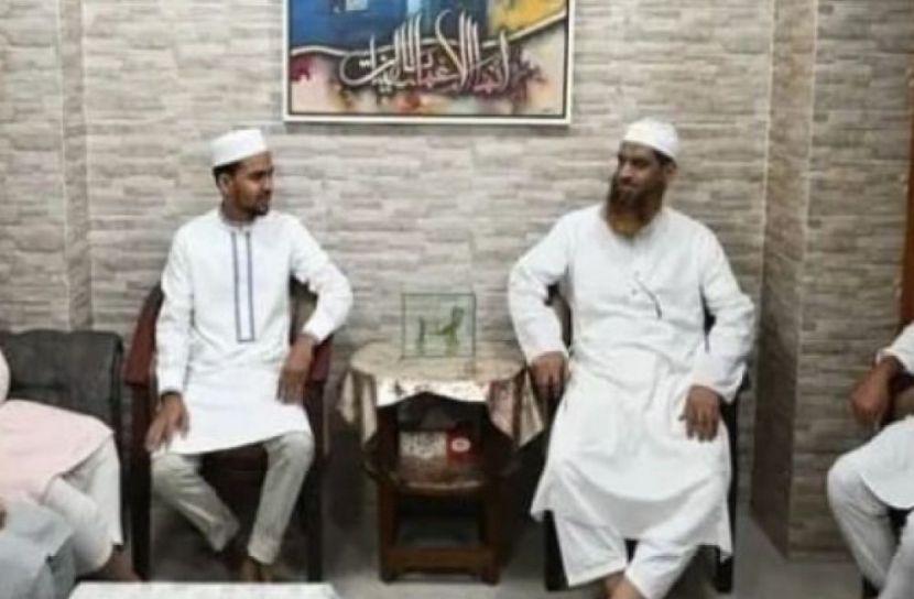 মামুনুল হকের সঙ্গে আসিফ মাহমুদের সৌজন্য সাক্ষাৎ