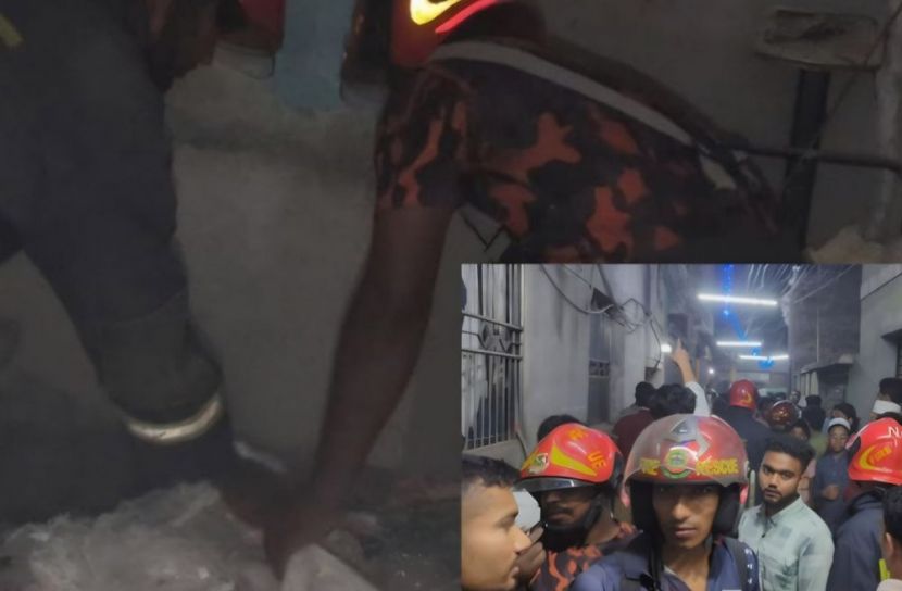 নারায়ণগঞ্জে গ্যাসের লিকেজ থেকে বিস্ফোরণ: আহত ৩