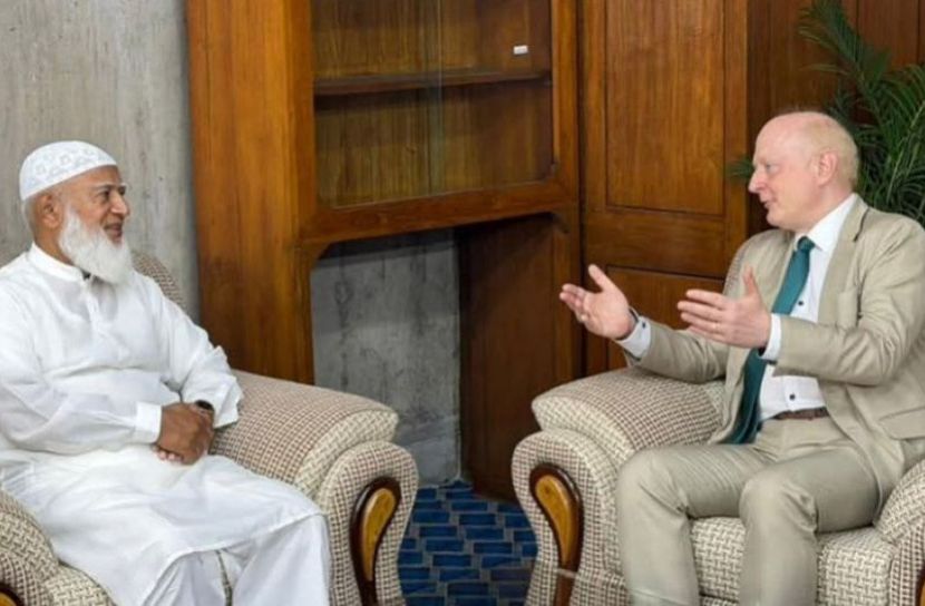 জামায়াত আমিরের সঙ্গে জার্মান রাষ্ট্রদূতের বৈঠক