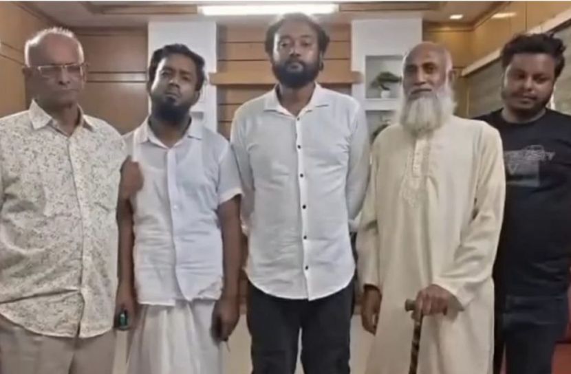 ফরিদপুরে চাঁদাবাজির আসামীকে থানা থেকে ছাড়ালেন বিএনপি নেতা
