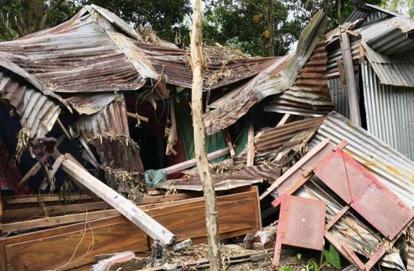 কালবৈশাখীর তাণ্ডবে লণ্ডভণ্ড সুন্দরগঞ্জ, ৮০ হাজার গ্রাহক বিদ্যুৎ বিচ্ছিন্ন ‎