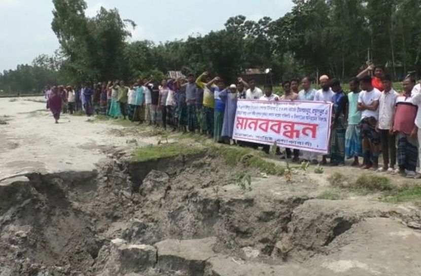 নদীগর্ভে হারাচ্ছে জনপদ, আতঙ্কে হাজারো মানুষ