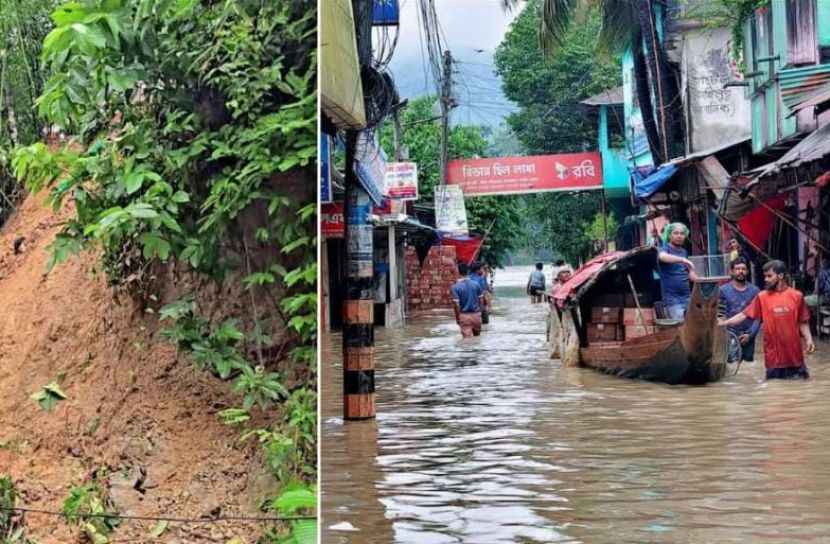 লামায় পাহাড় ধসে শিশুসহ নিহত ৫, আহত ইউপি সদস্য