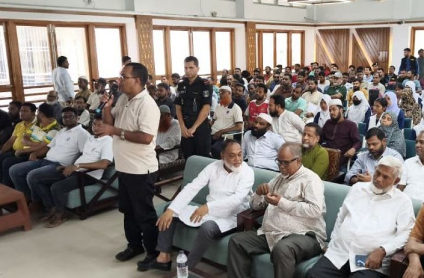 পিরোজপুরে অপরাধ প্রতিরোধে সচেতনতা সভা