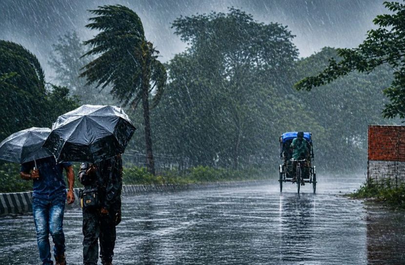 টানা ৫ দিন ভারি বৃষ্টির পূর্বাভাস