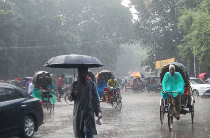 রাজধানীসহ বিভিন্ন স্থানে বৃষ্টির পূর্বাভাস