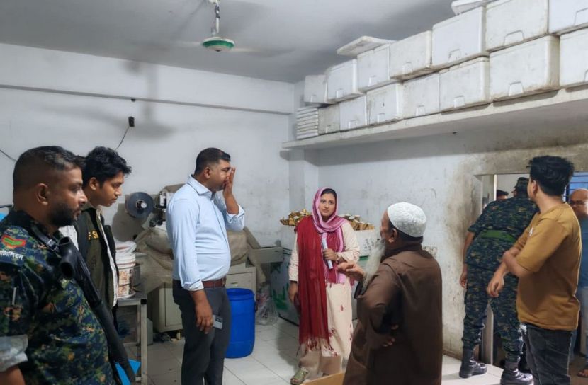 সাটুরিয়ায় নকল লোগো ব্যবহারে আইসক্রিম কারখানাকে জরিমানা