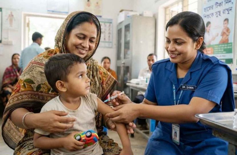 পাঁচ মাসে হামের টিকা পেয়েছে প্রায় ২ কোটি শিশু