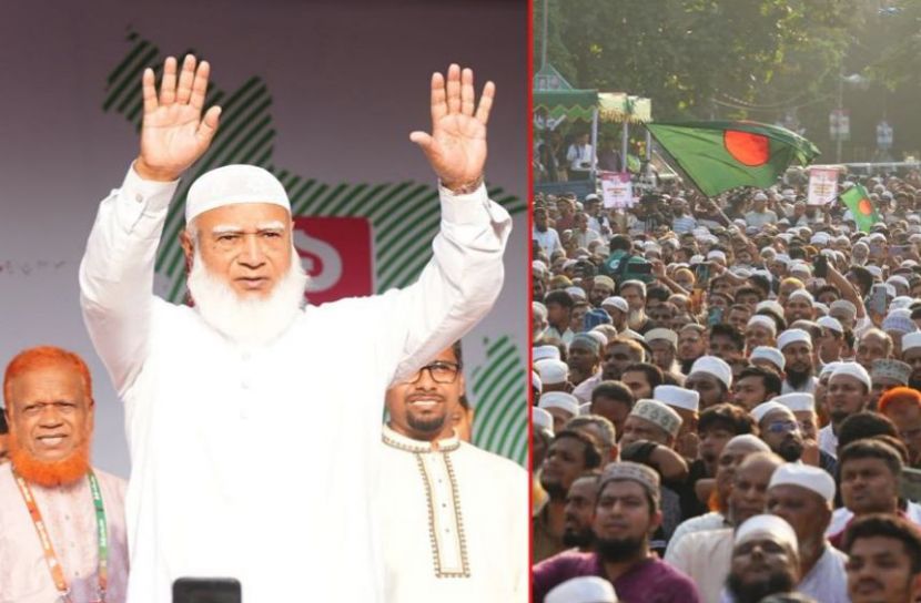 আট দফা দাবিতে ১১ দলের রংপুর অভিমুখে লংমার্চ শুরু