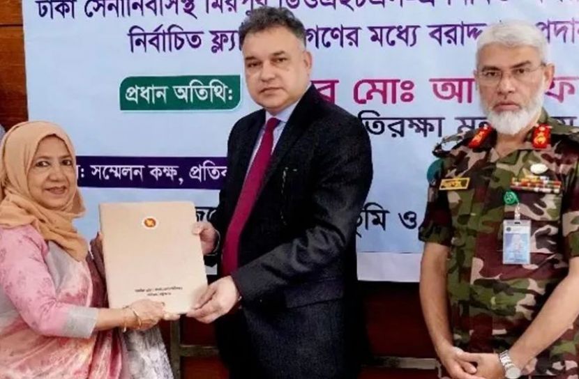 ৭০ শহীদ ও আহত পরিবারের মাঝে ফ্ল্যাট বরাদ্দ