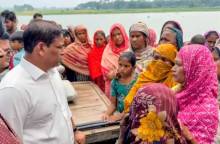 নদী ভাঙ্গনে ক্ষতিগ্রস্ত মানুষের পাশে আছে বর্তমান সরকার এমপি: খোকন 