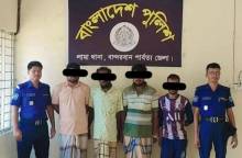 লামায় পুলিশের অভিযানে গ্রেপ্তার ৪